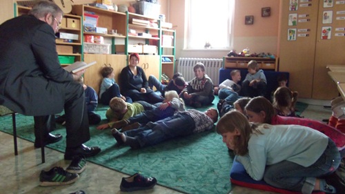 Vorlesen in der 1. Klasse