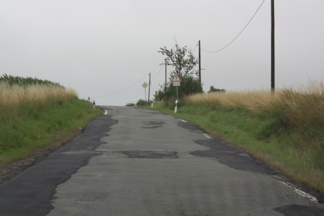 Ehemaligen Landesstrae bei Zschorta/ Kreis Gr