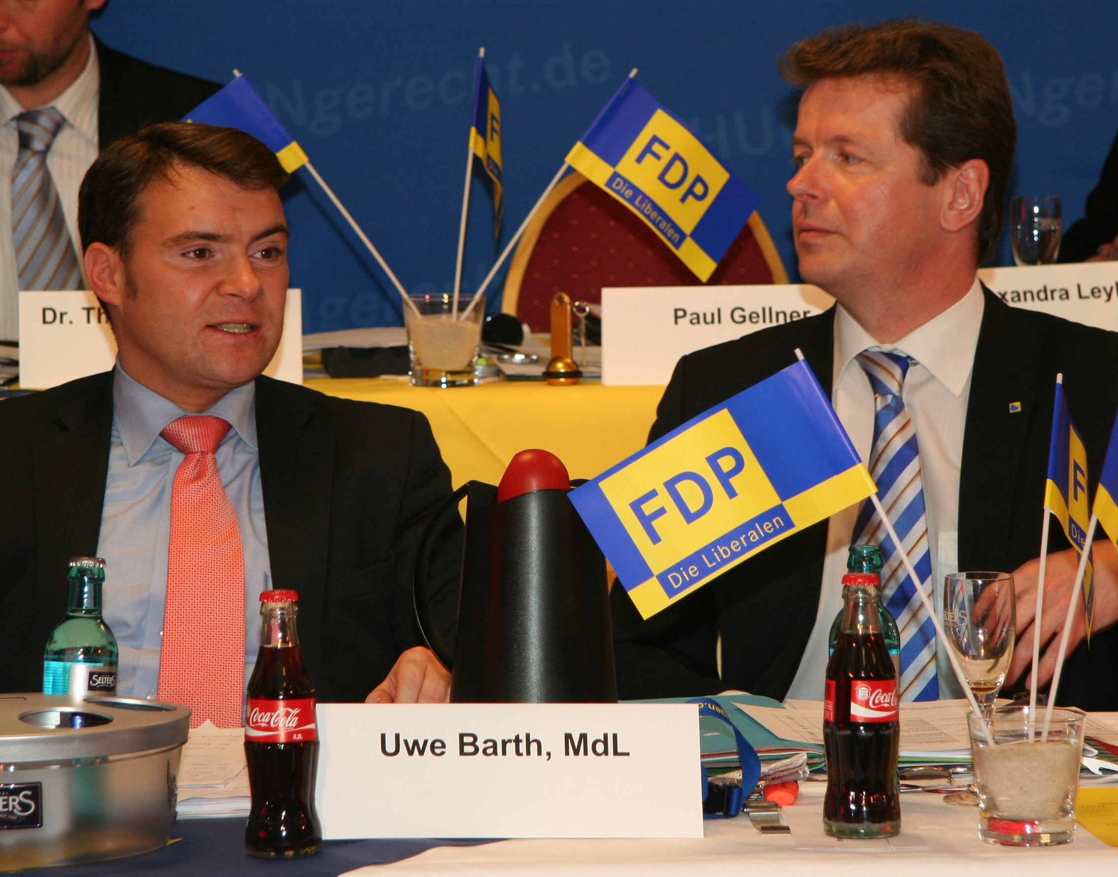 Patrick Kurth, MdB und Uwe Barth, MdL