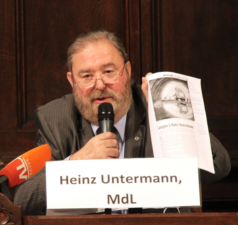 Verkehrspolitischer Sprecher Heinz Untermann, MdL