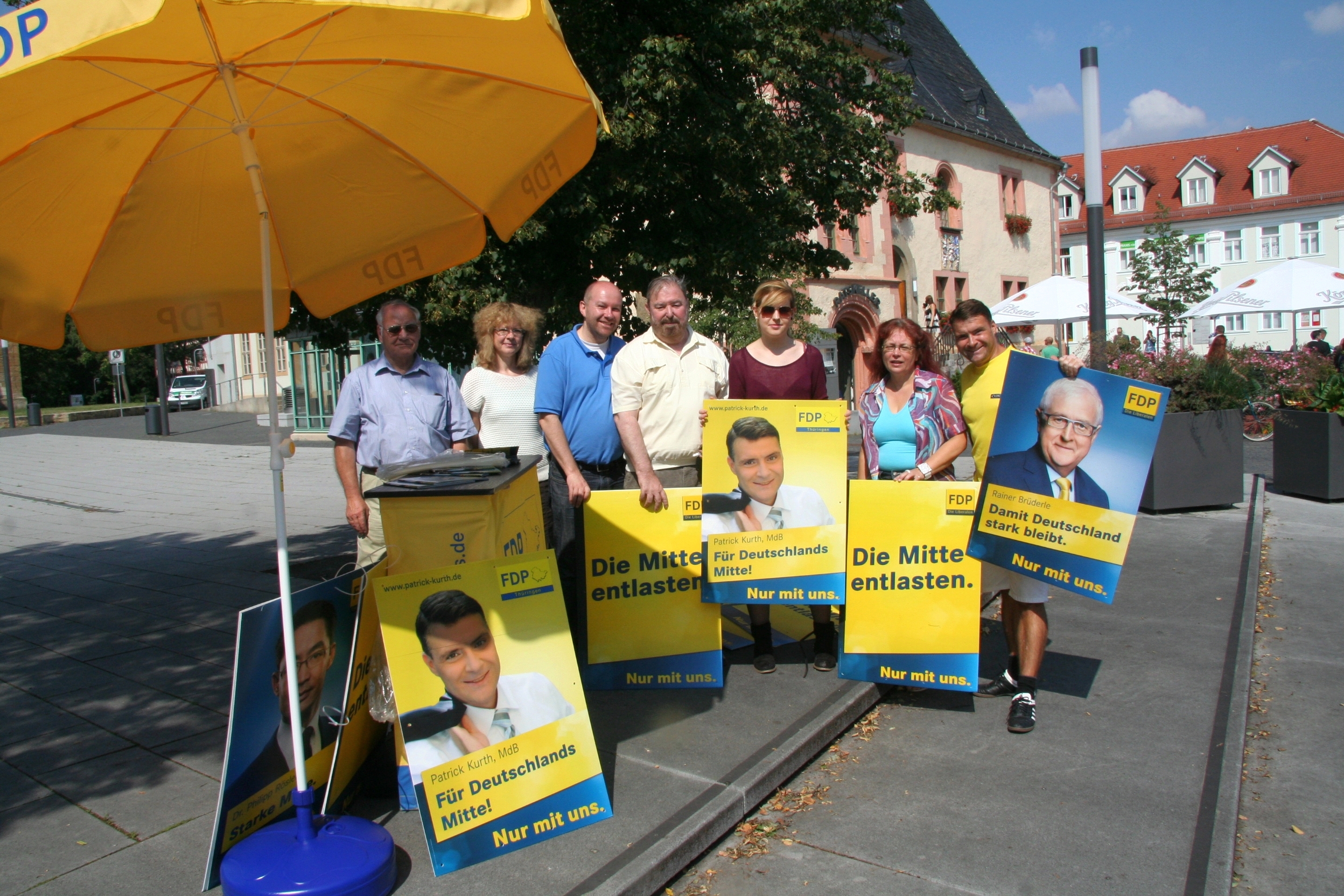 Wahlkampfauftakt in Smmerda