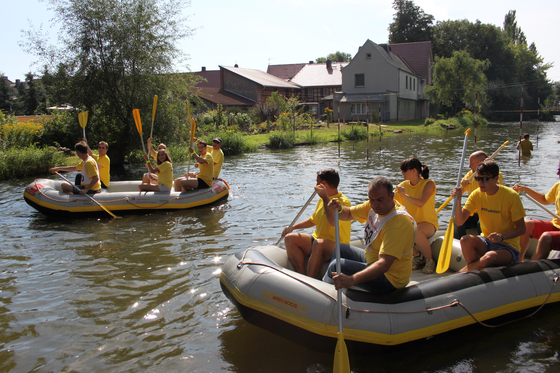 Liberale stark beim Rafting in Smmerda