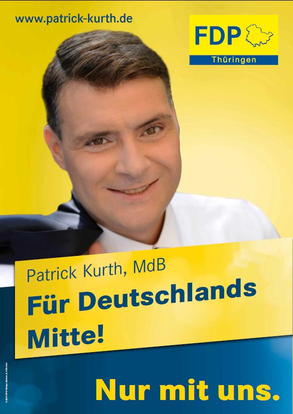Spitzenkandidat Patrick Kurth, MdB