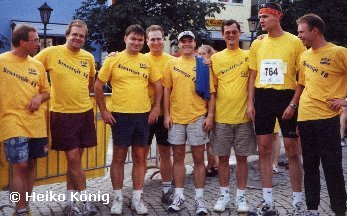 Erfolgreiche Laufgruppe 2002