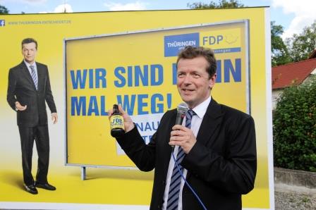 Wahlkampfauftakt der FDP Thringen