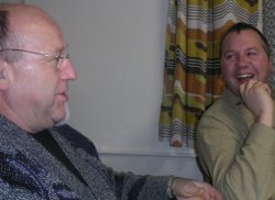 Horst Grtner und Kreischef Silvio Rerimann (r.)