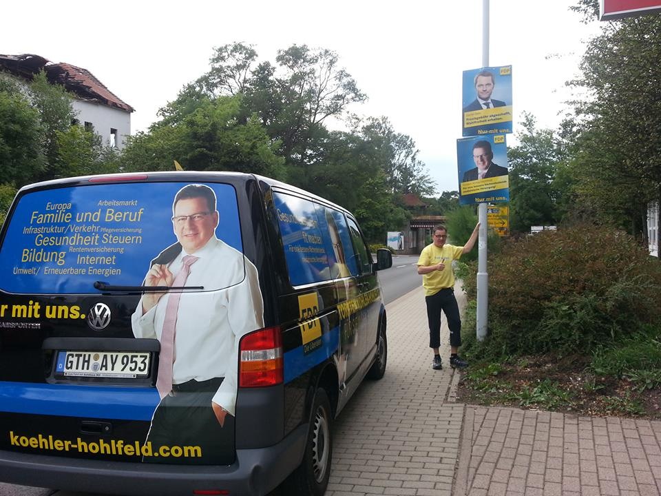 Wahlkampfstart in Gotha