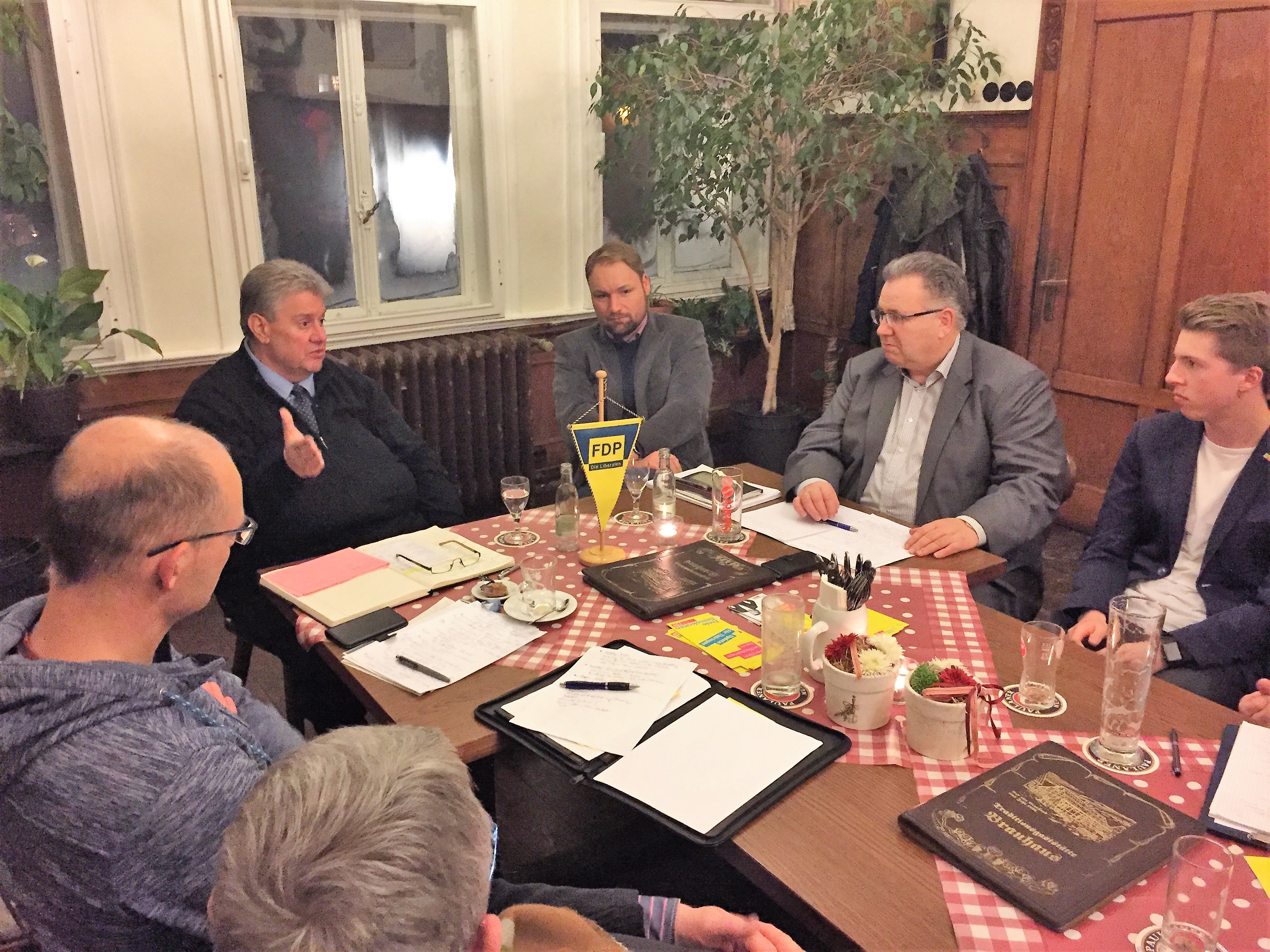 FDP-Podium zur Bürgermeisterwahl in Friedrichroda