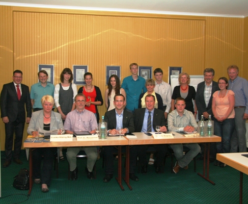 Die Teilnehmer der Bildungsdiskussion in Gotha