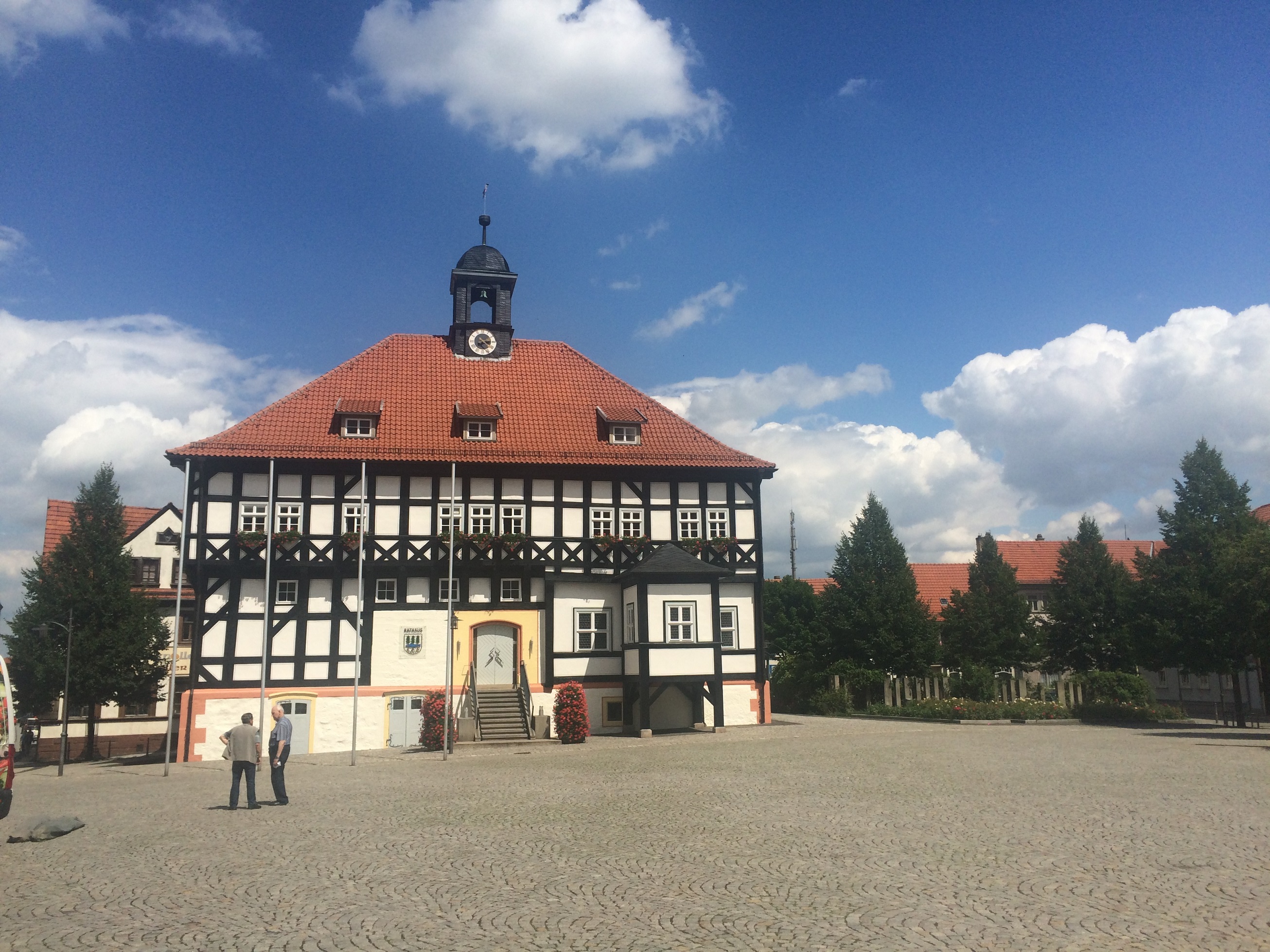 Das Rathaus von Waltershausen