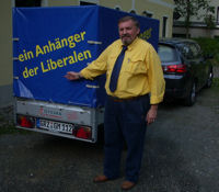 Ein Anhnger der Liberalen