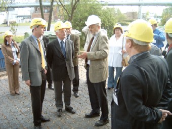 Rundgang im Greizer Chemiewerk