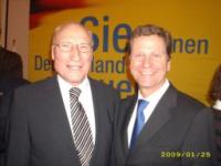 Raimund Kolbe und Guido Westerwelle (v.l.)