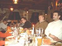 Beim Festschmaus in Staitz