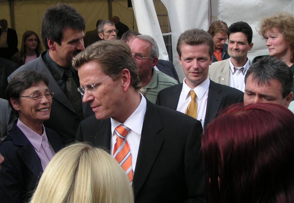 Guido Westerwelle und Uwe Barth