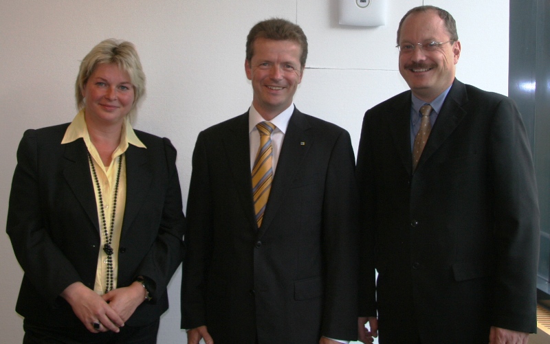 Franka Hitzung, Uwe Barth und Dirk Bergner (v.l.)