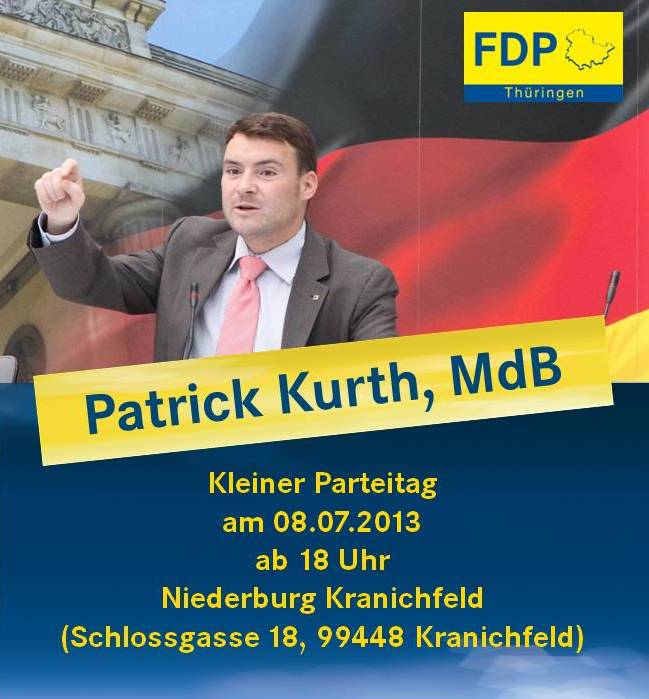 Kleiner Parteitag in Kranichfeld