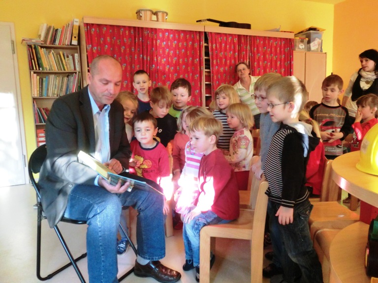 Vorlesetag im Kindergarten und Grundschule in Rauenstein