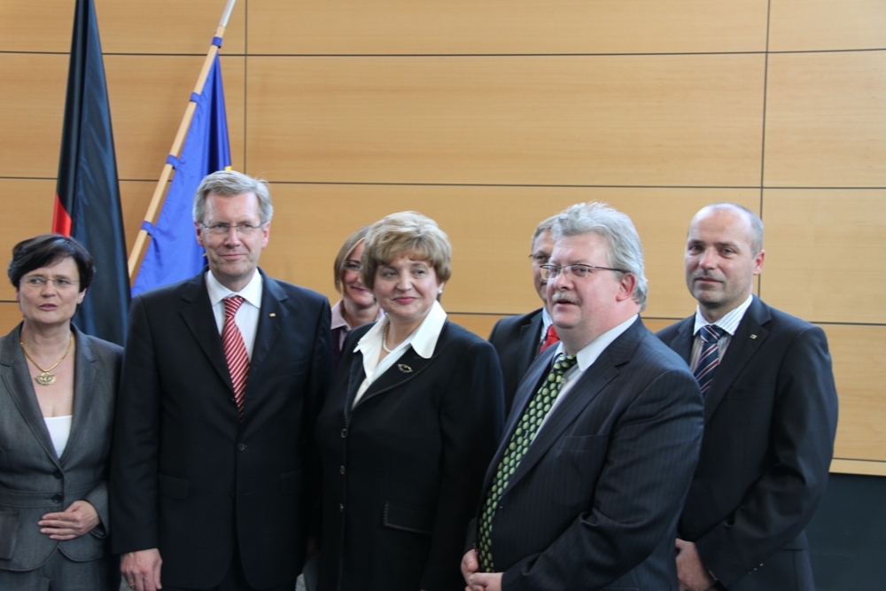 Bundesprsident Wulff im Thringer Landtag