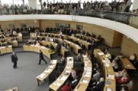 Der Thüringer Landtag mit 88 Abgeordneten