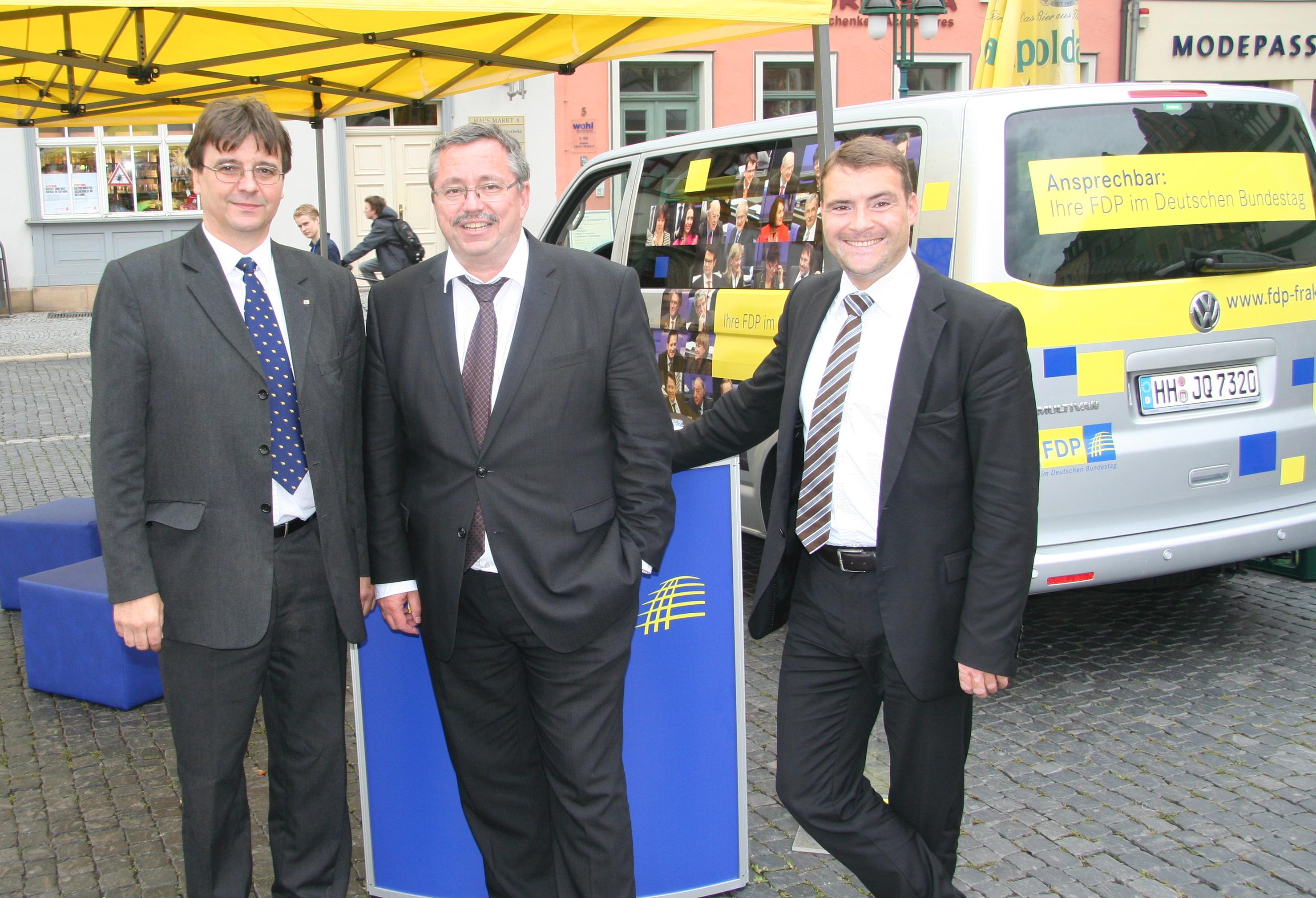 Matthias Pudel, Stefan Wolf (SPD), Patrick Kurth