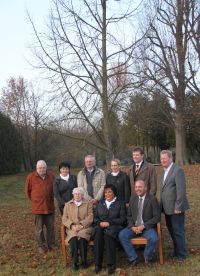 Einweihung der Bank an der Linde