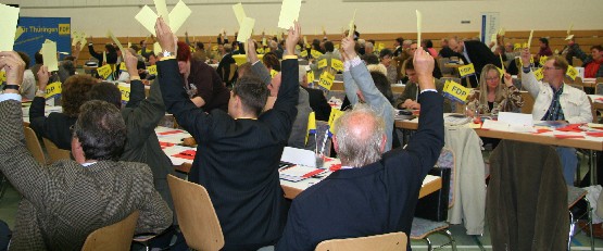 Regionalkonferenzen stimmen Programmatik ab