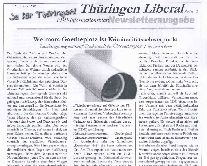 Thringen Liberal - Das liberale Sprachrohr