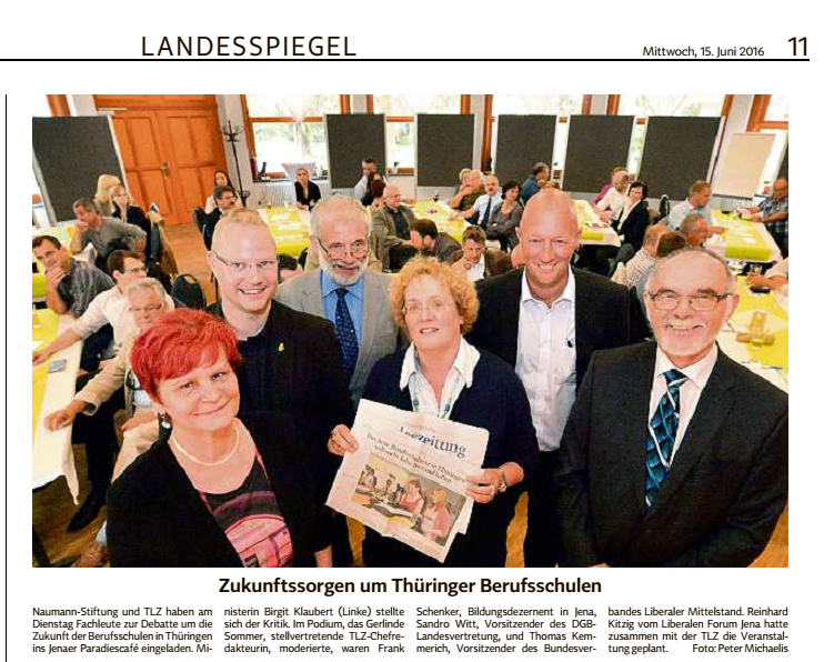 Thringische Landeszeitung 15. Juni 2016