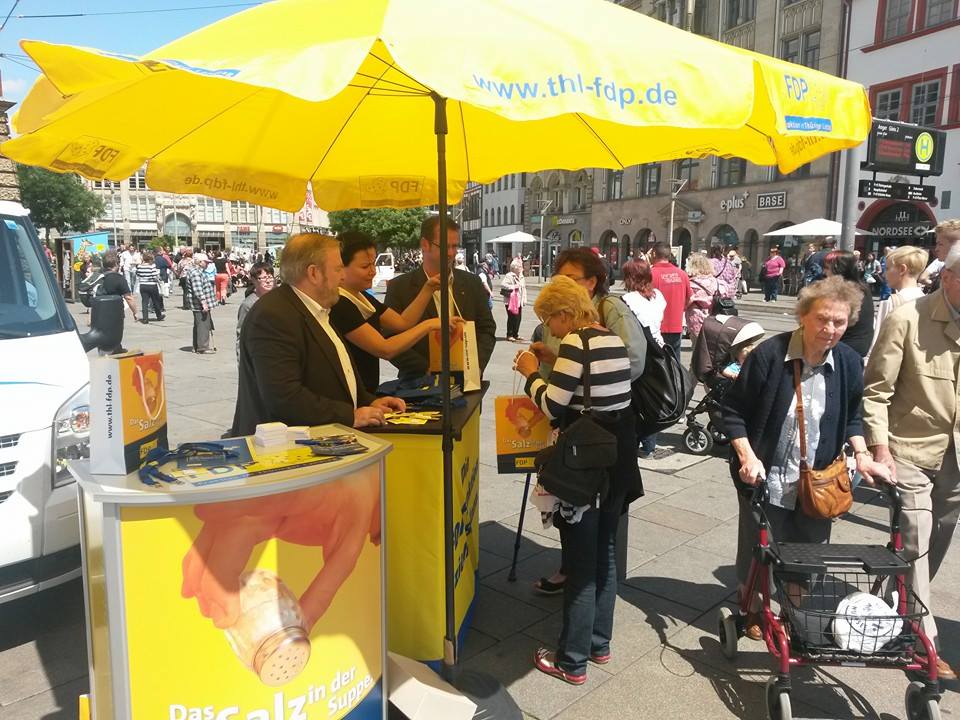 Erffnung der Bilanztour der FDP