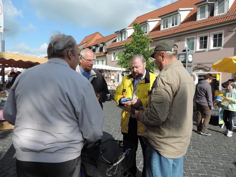 Wahlkampfstnde Smmerda und Klleda