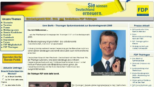 2005.fdp-thueringen.de ist online