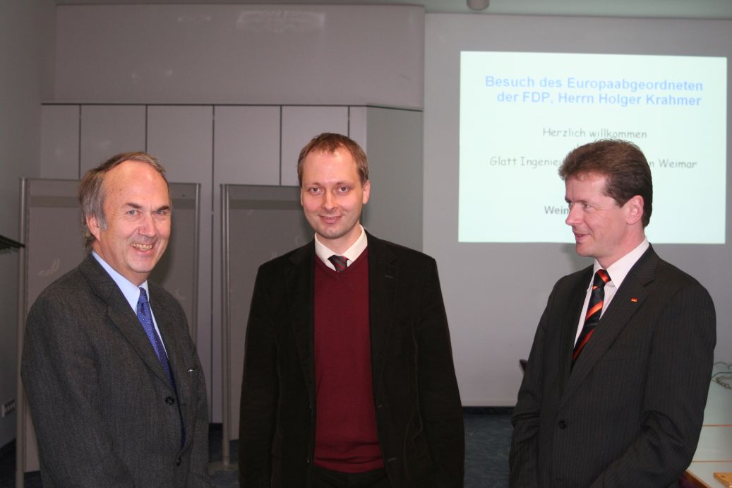 Holger Krahmer als Gast der Weimarer FDP FDP Weimar