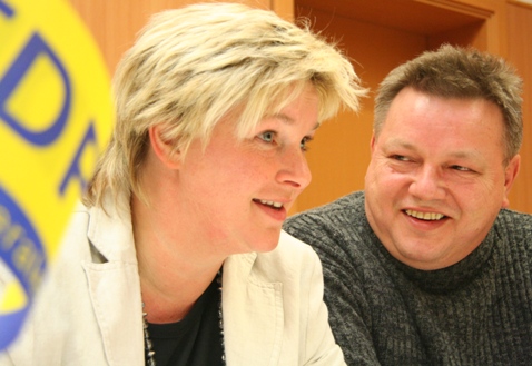 Franka Hitzing und Andreas Klaschka